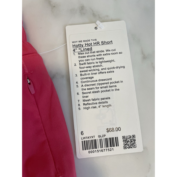 lululemon athletica Pink Athletic Shorts - Picture 3 of 10